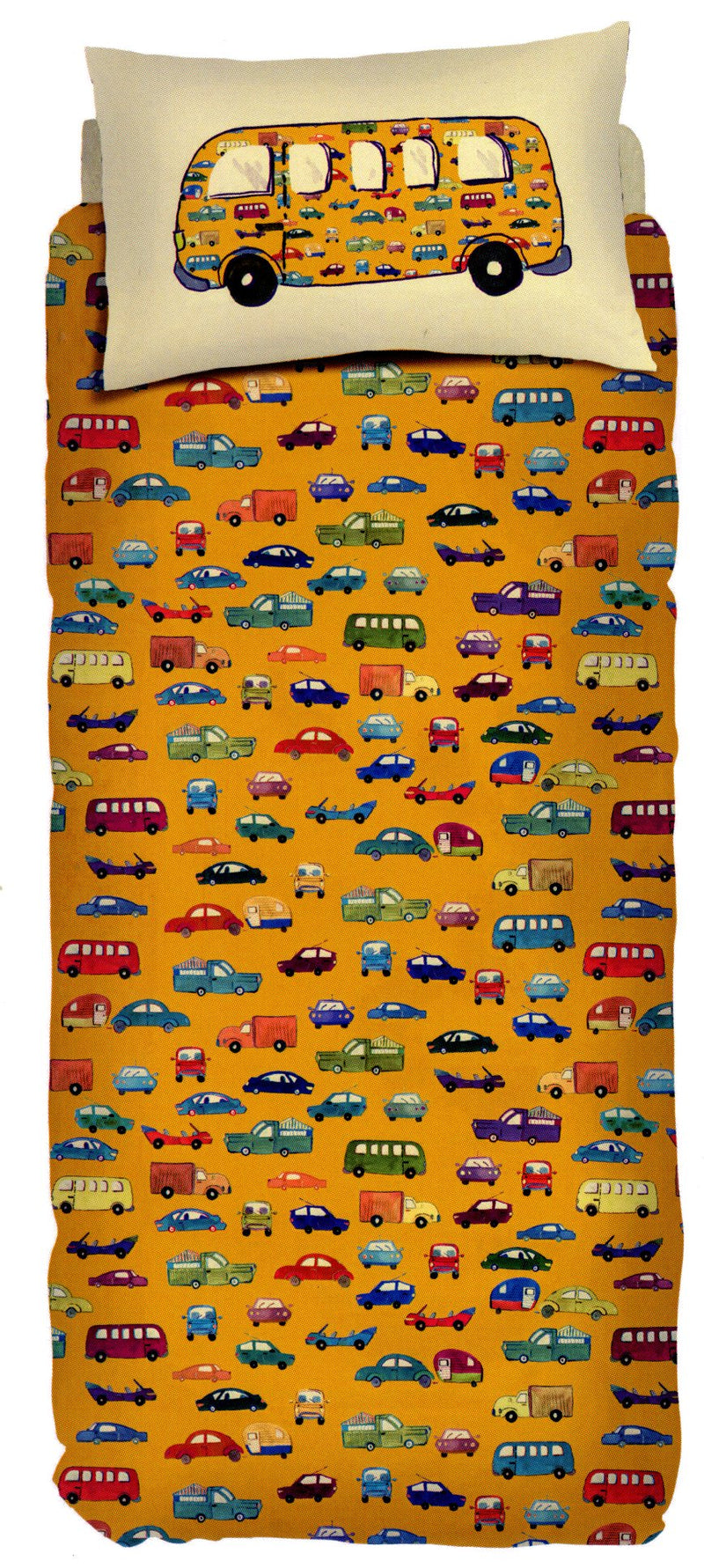 Completo copripiumino singolo "TOY CARS" di Bassetti