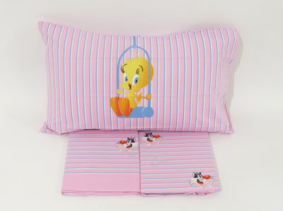 Completo letto singolo "I LOVE TWEETY" di Caleffi