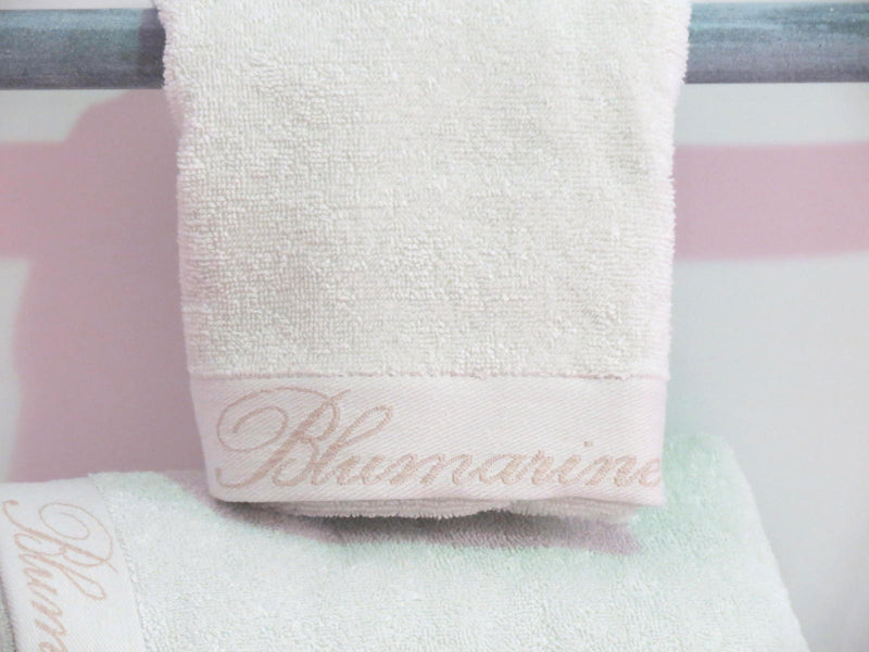 Blumarine: set asciugamano+ospite "SPA var.cielo"